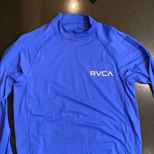 RVCA rashguard size XL Blue